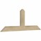 Ekena Millwork Portland Rough Sawn Timber Gable Bracket, Douglas Fir, 48"W x 18"H x 2"D x 4"F, 9/12 Pitch GBW048X18X0204POR00RDF - alternate 2